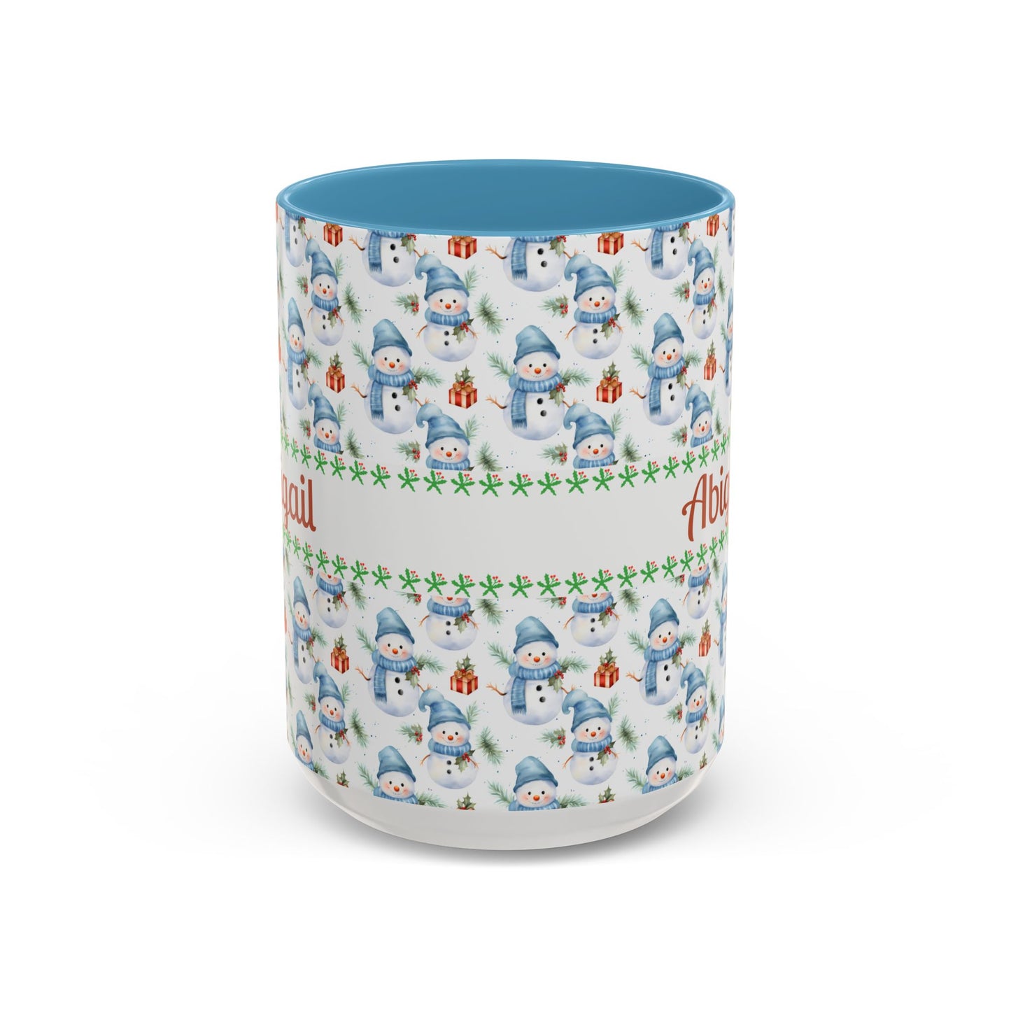 Festive Snowman Coffee Mug, Personalized Holiday Mug, Winter Decor, Gift for Her, Cute Coffee Cup
