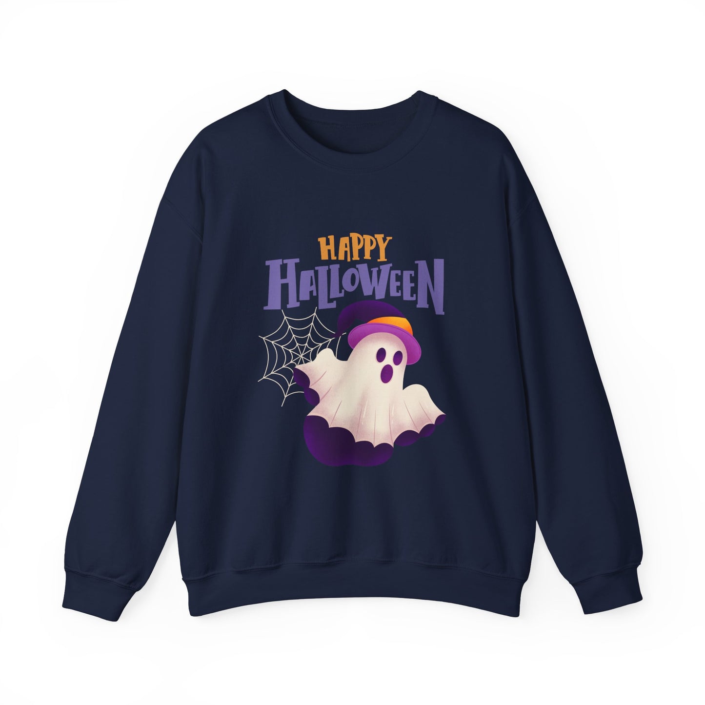 Halloween Ghost Sweatshirt | Unisex Crewneck | Spooky Season Apparel, Halloween Gift, Cozy Outfit, Festival Wear, Autumn Fashion