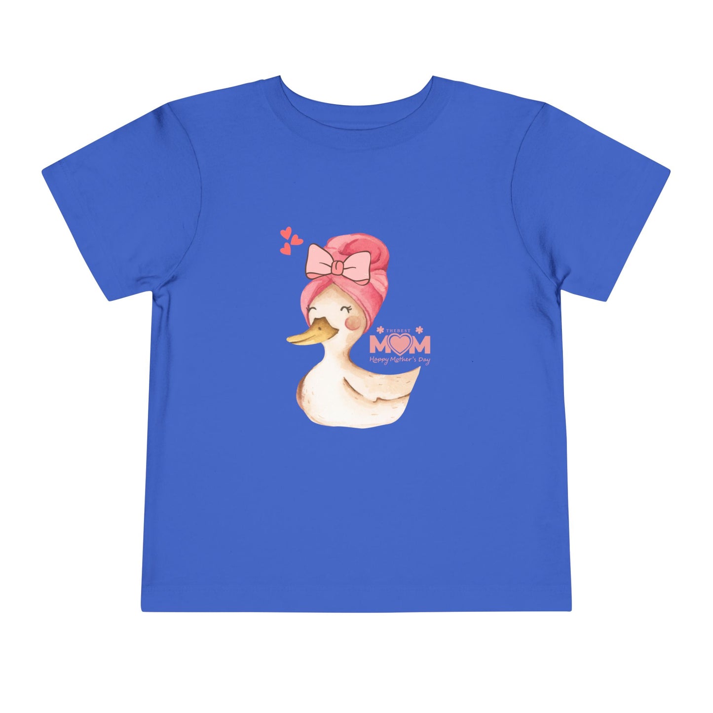 Cute Duck Mom Toddler Tee, Toddler Shirt, Kids Gift, Baby Shower Gift, Mother's Day, Cute Kids Top, Animal Prints