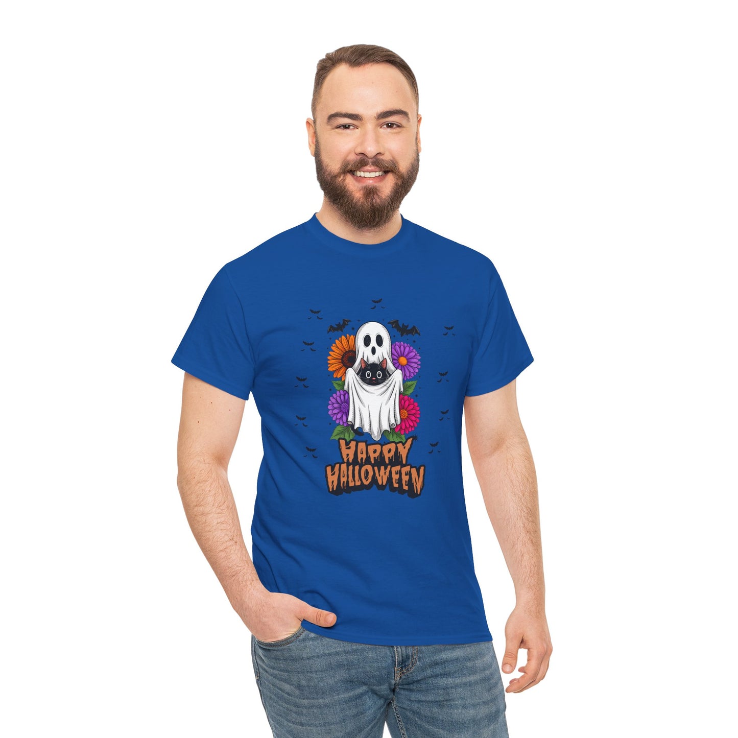 Halloween Ghost Unisex Tee, Perfect for Trick-or-Treating, Spooky Season Shirts, Fall Vibes, Halloween Party Attire