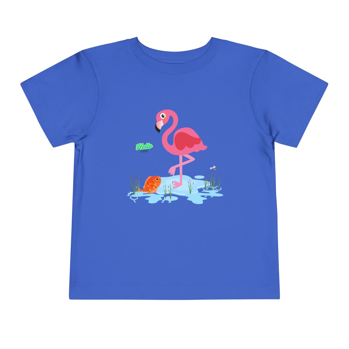 Whimsical Flamingo Toddler Tee - Fun Summer Kids Shirt, Playful Gift for Birthdays, Beach Days, Everyday Wear, Cute Summer Apparel