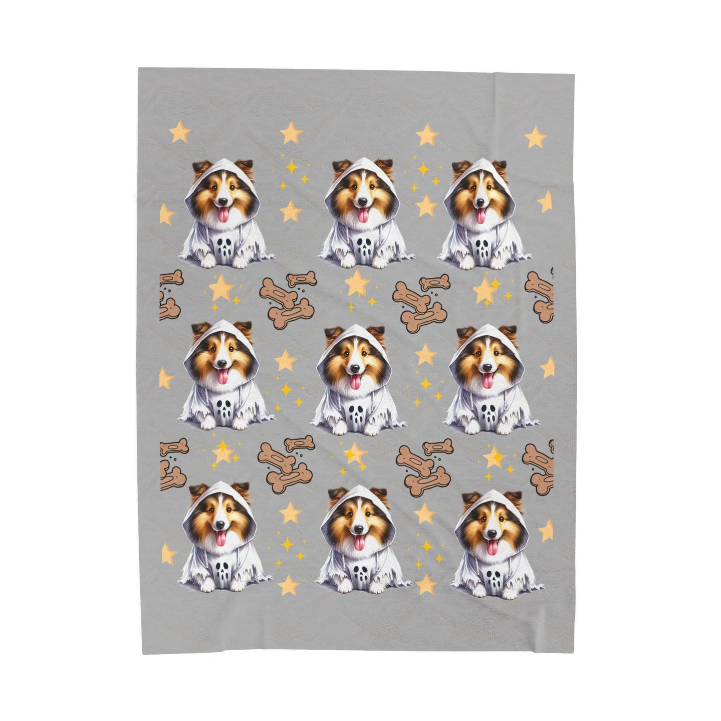 Cozy Dog-Themed Velveteen Plush Blanket | Perfect for Pet Lovers, Home Decor, Gifts, Snuggling, Holidays