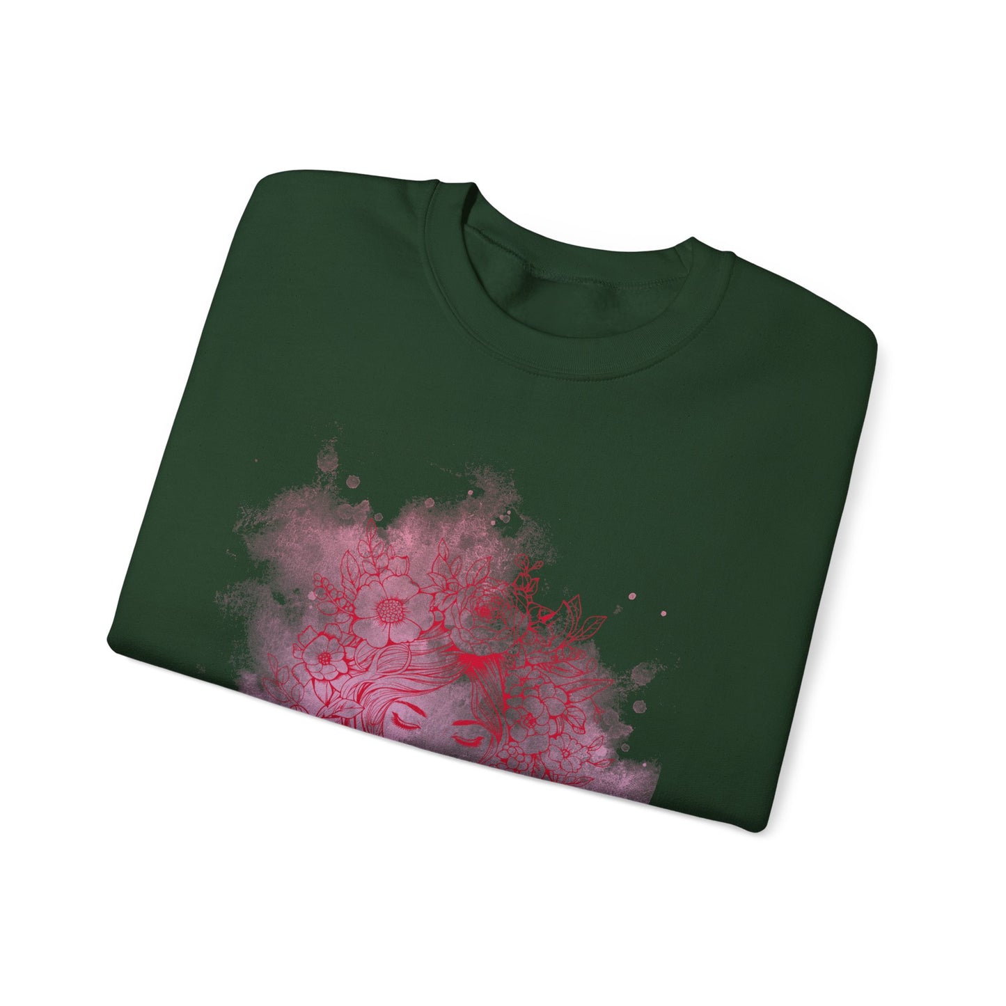 Floral Dreamer Crewneck Sweatshirt | Unisex Cozy Top, Stylish Gift, Fall Fashion, Floral Art, Everyday Comfort