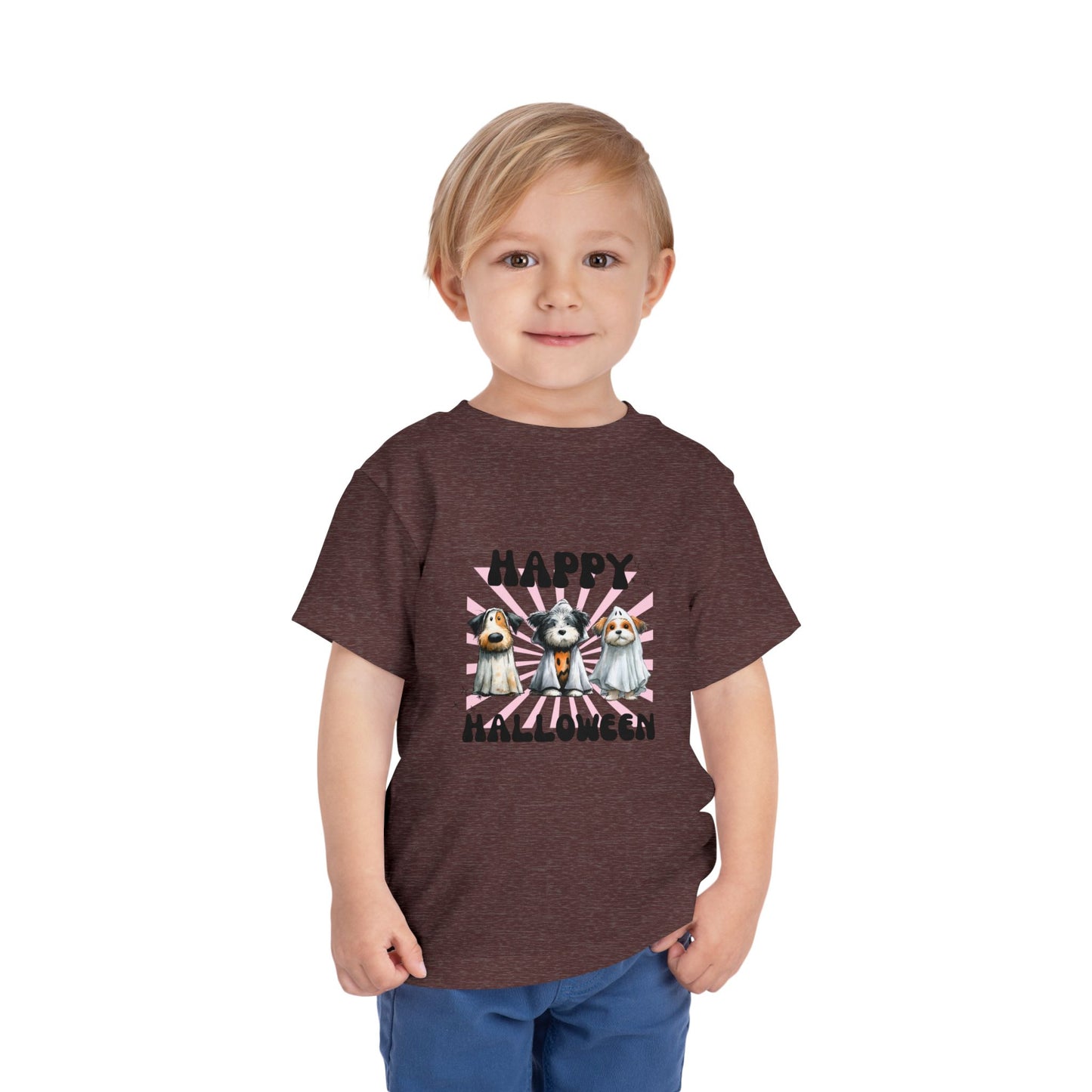 Toddler Halloween Tee - Cute Dog Design, Kids Halloween Shirt, Toddler Costume Shirt, Fun Playwear, Birthday Gift, Dog Lover Tee