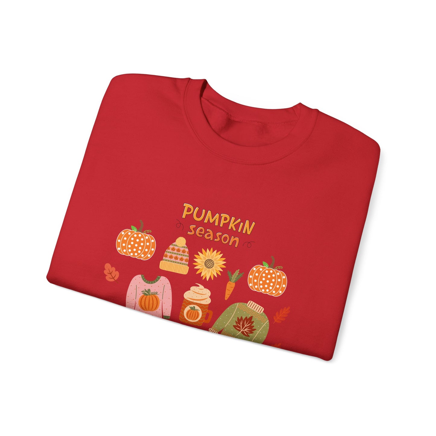 Autumn Vibes Crewneck Sweatshirt, Pumpkin Season Apparel, Cozy Fall Sweater, Unisex Sweatshirt for Thanksgiving, Pumpkin Lover Gift