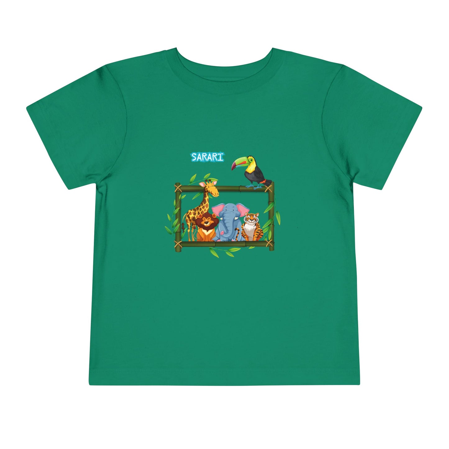 Safari Animal Toddler T-Shirt, Cute Animal Tee, Kids Safari Shirt, Birthday Gift for Kids, Summer Outfit, Playtime Apparel