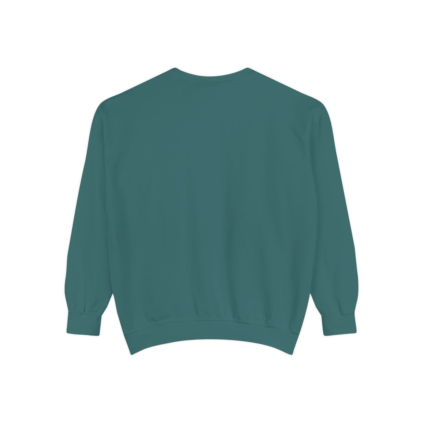 Crab with subtle bubbles and underwater flora Unisex Garment-Dyed Sweatshirt