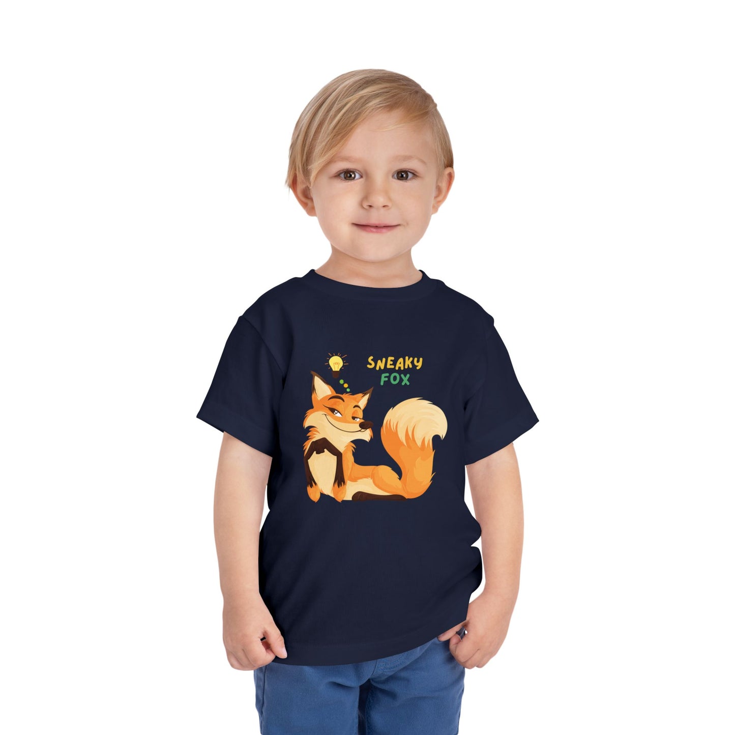 Sneaky Fox Toddler Tee, Cute Toddler Shirt, Animal Lover Gift, Kids Birthday Outfit, Nursery Decor