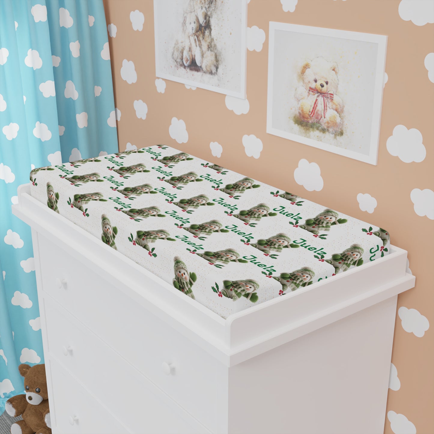 Koala Baby Changing Pad Cover — Personalized Nursery Waterproof Fitted Sheet