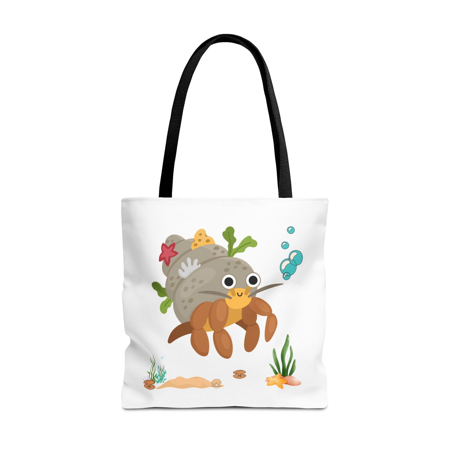 Hermit crab with shell underwater Tote Bag
