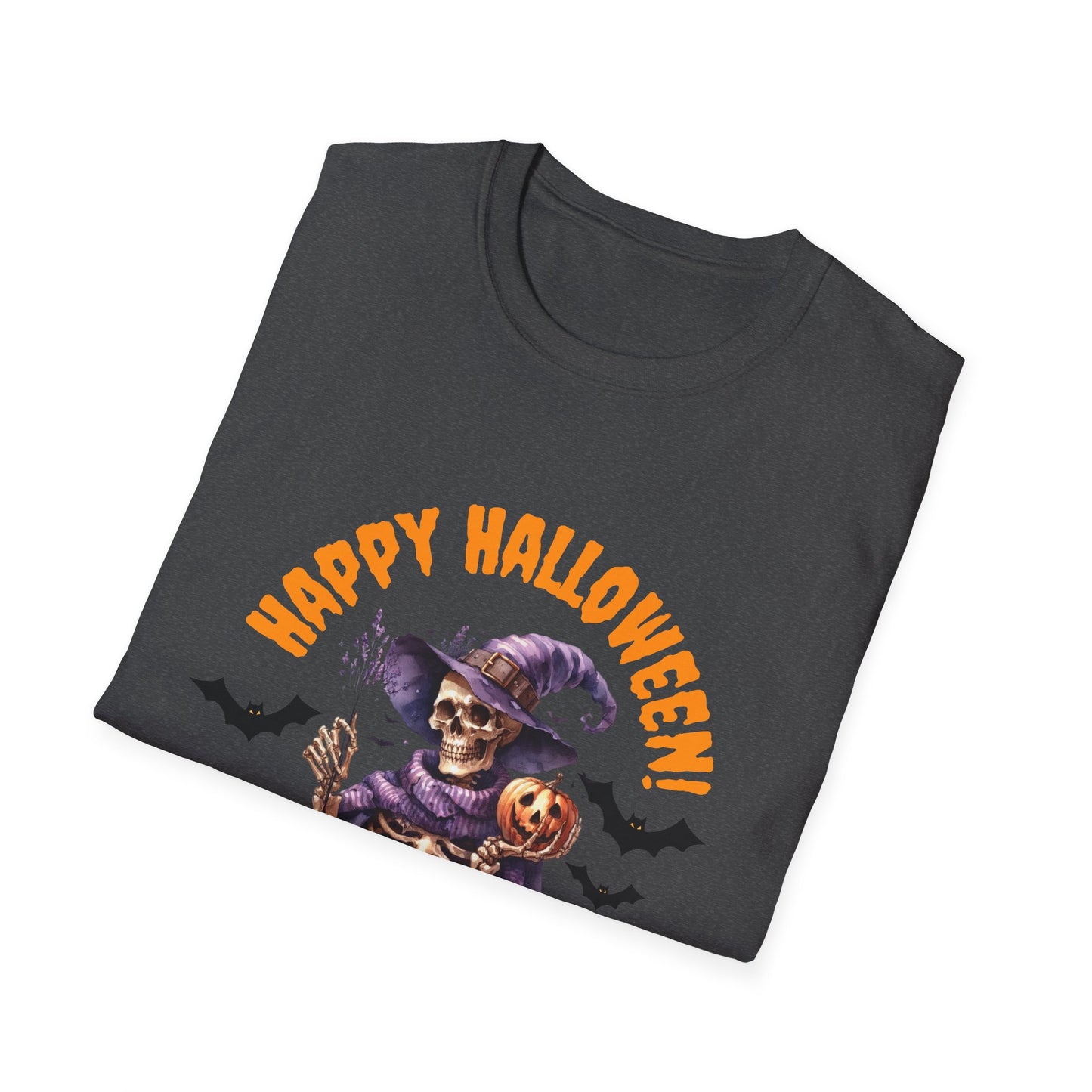 Halloween Skeleton Unisex T-Shirt, Spooky Graphic Tee, Fall Fashion, Party Wear, Halloween Costume, Gift for Friends