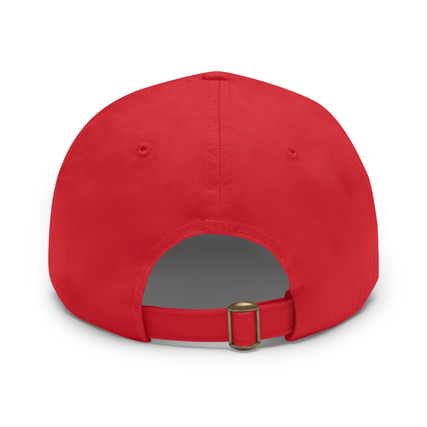 Cartoon crab lllusstration promoting joy and playfulness Dad Hat with Leather Patch (Rectangle)