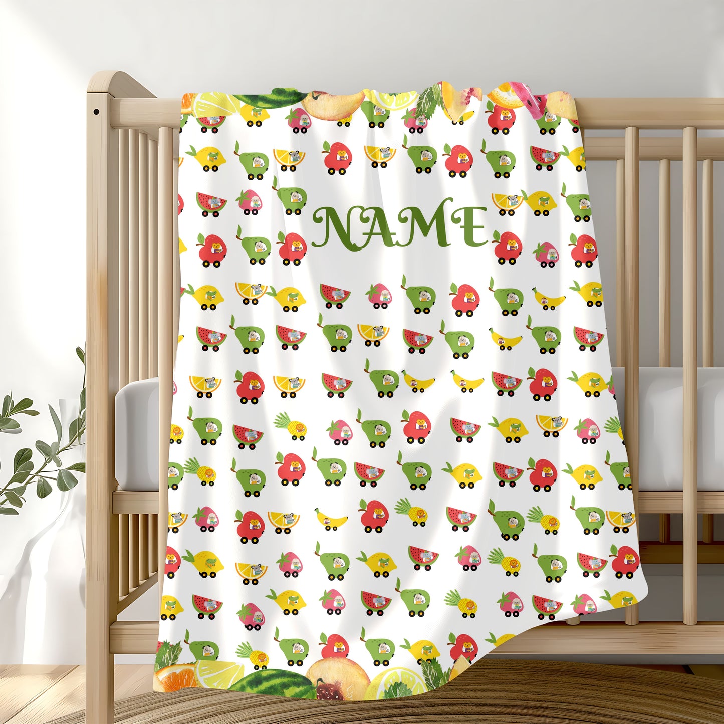 Personalized Velveteen Plush Blanket, Cozy Throw for Kids, Custom Name Blanket, Soft Baby Blanket, Gift for Baby Shower, Nursery Decor