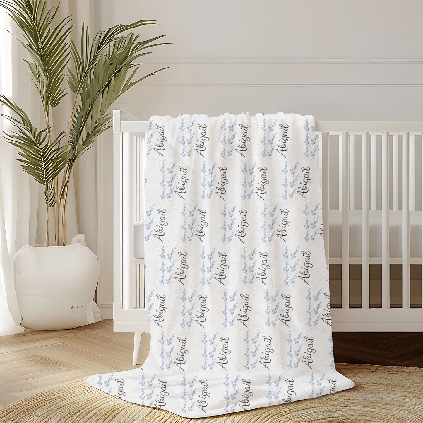 Personalized Velveteen Plush Blanket | Cozy Home Decor, Custom Name Gift, Soft Throw for Birthdays, Baby Showers, and Holidays