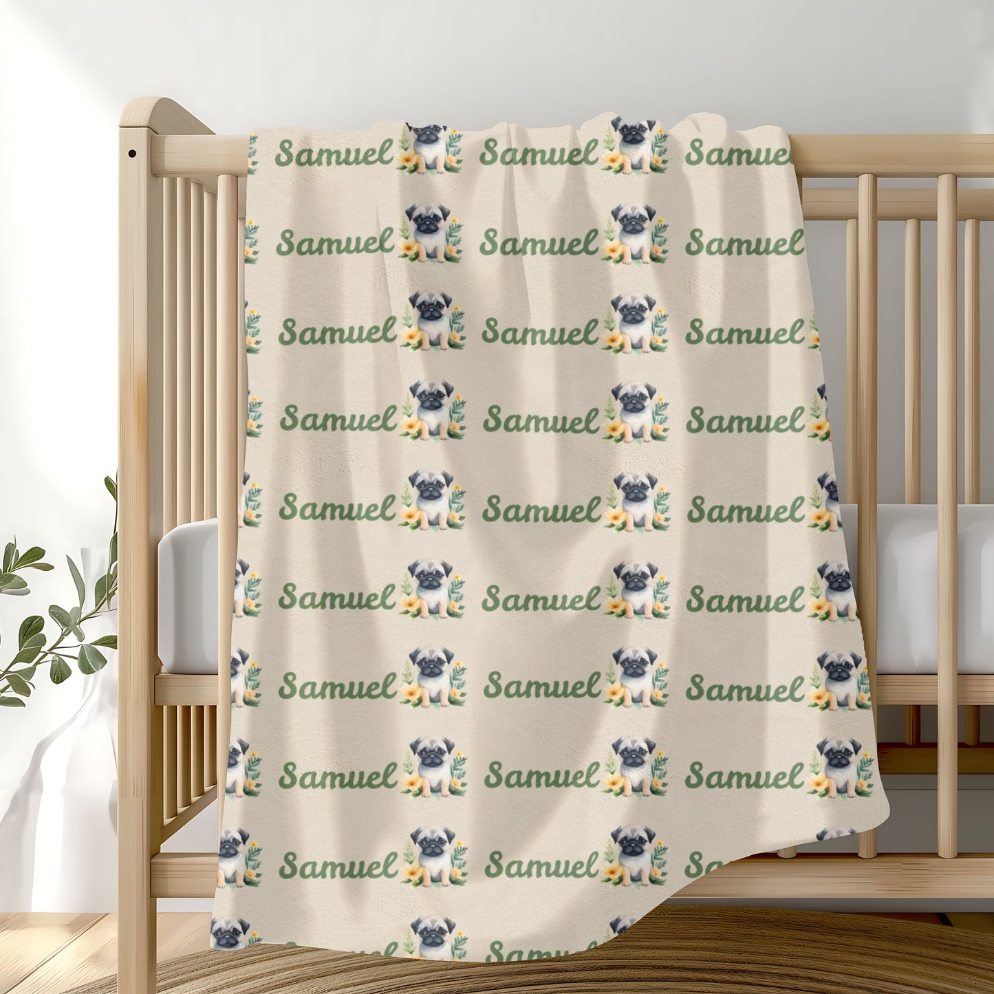 Personalized Velveteen Plush Blanket with Custom Name, Cozy Throw, Perfect Gift for Kids, Pet Lovers, Home Decor, Bedroom Accent