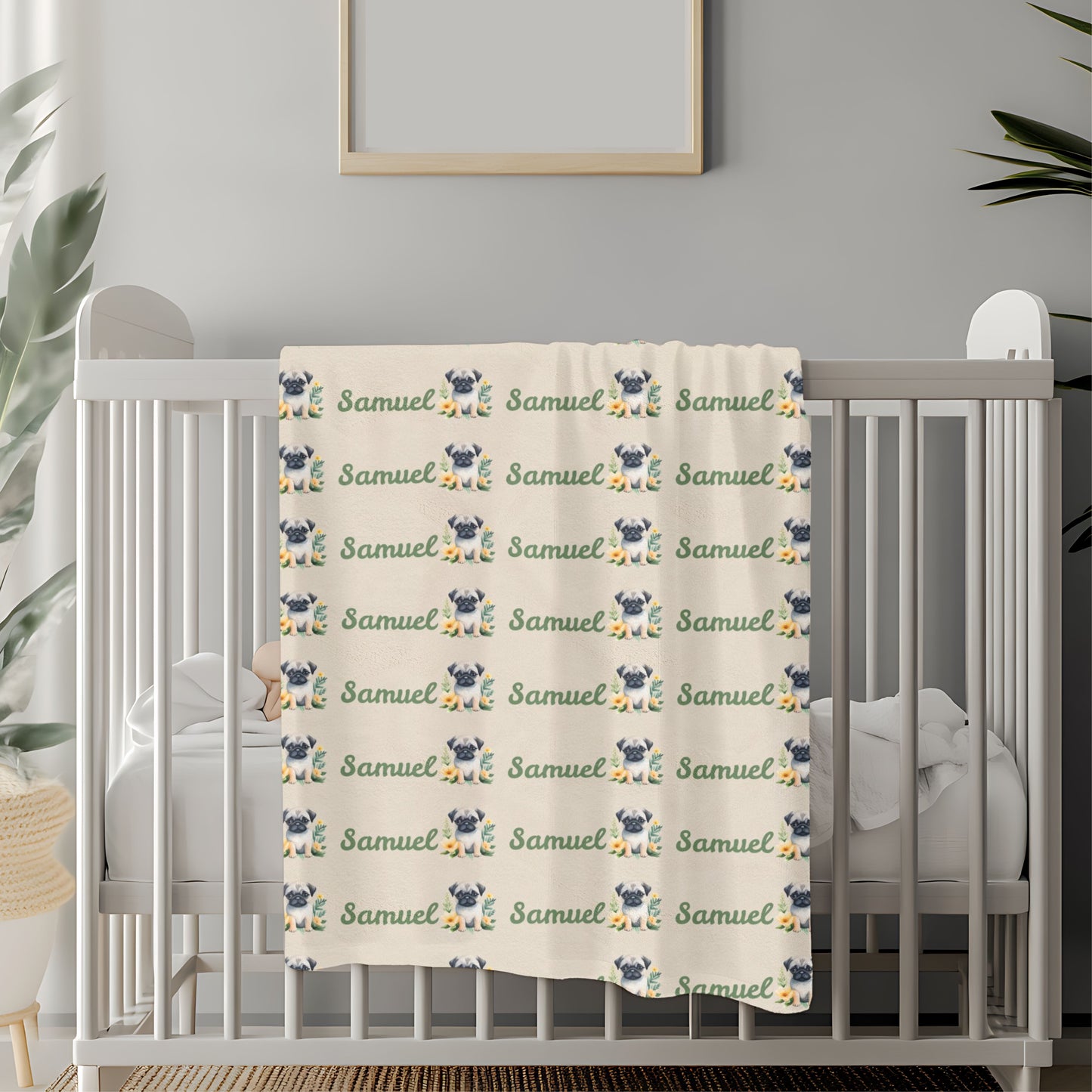 Personalized Velveteen Plush Blanket with Custom Name, Cozy Throw, Perfect Gift for Kids, Pet Lovers, Home Decor, Bedroom Accent