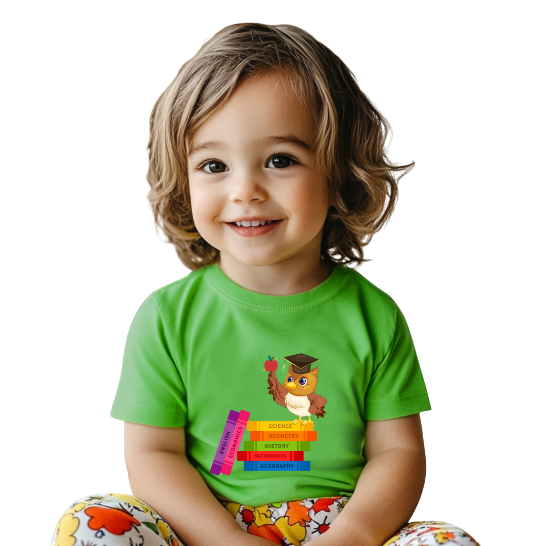 Graduation Owl Toddler Tee, Kids Graduation Gift, Cute Animal Shirt, Back to School Outfit, Book Lover Apparel, Preschool Tee
