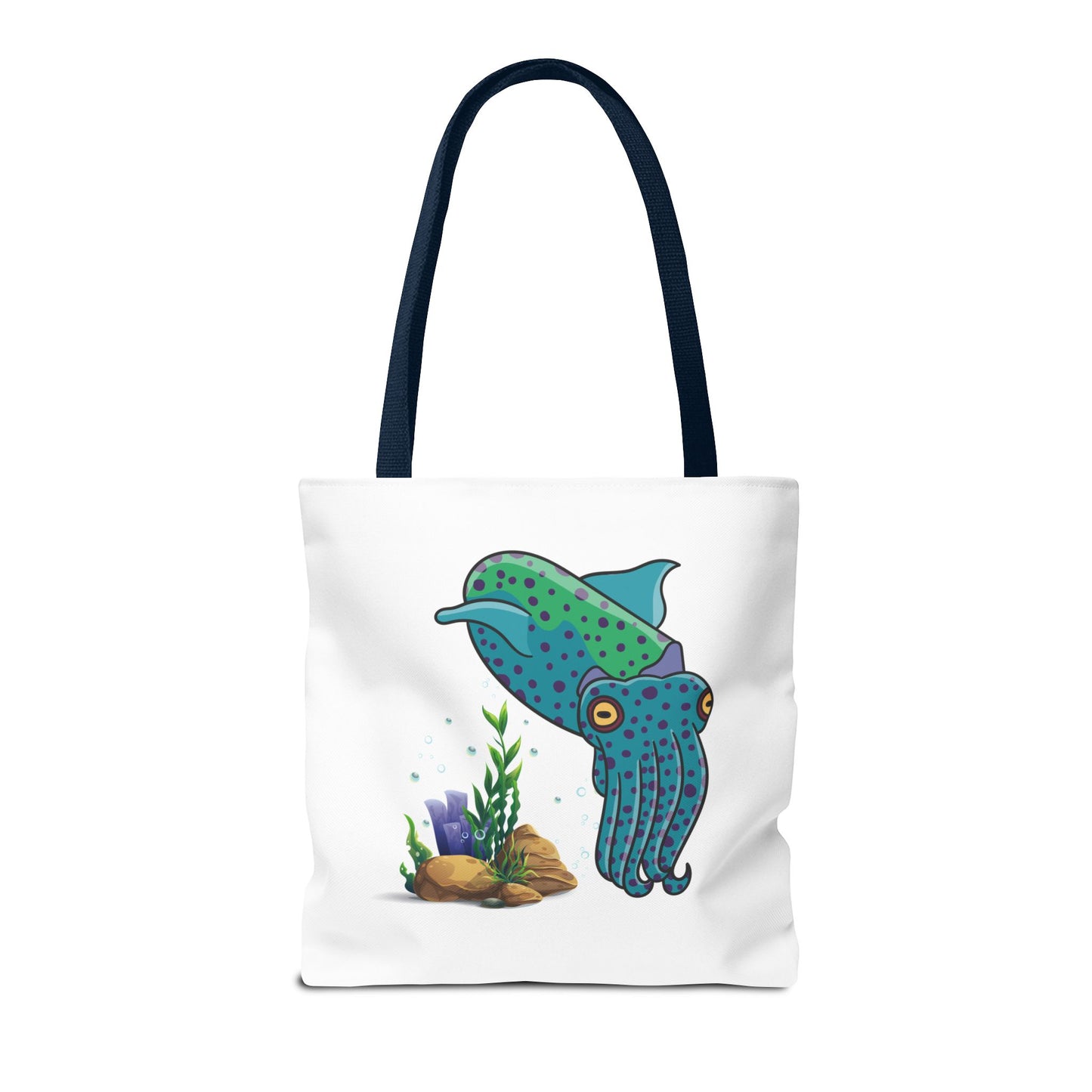 Cute with marine habitat coral and bubbles Tote Bag