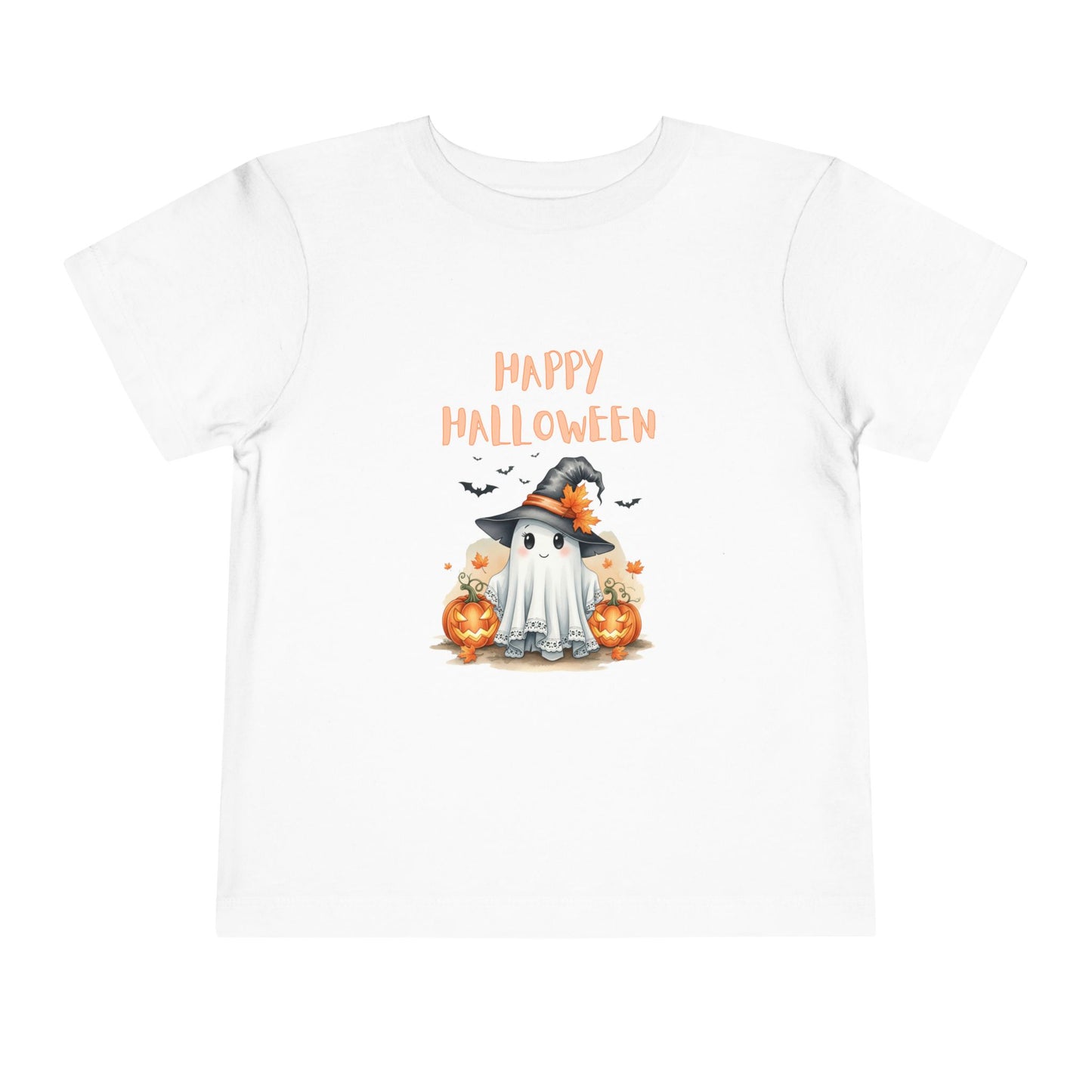 Toddler Halloween Tee, Spooky Ghost Shirt, Cute Kids Halloween Costume, Fall Celebration Top, Pumpkin Themed Tee