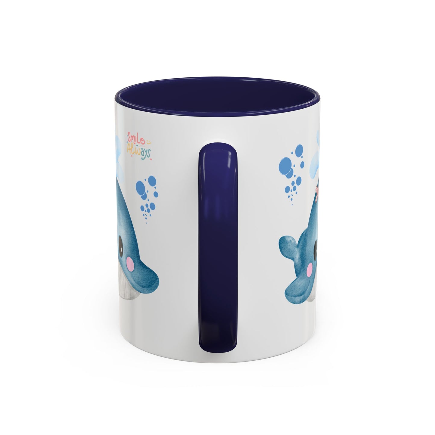 Whale with a bandage and bubble Coffee Mug