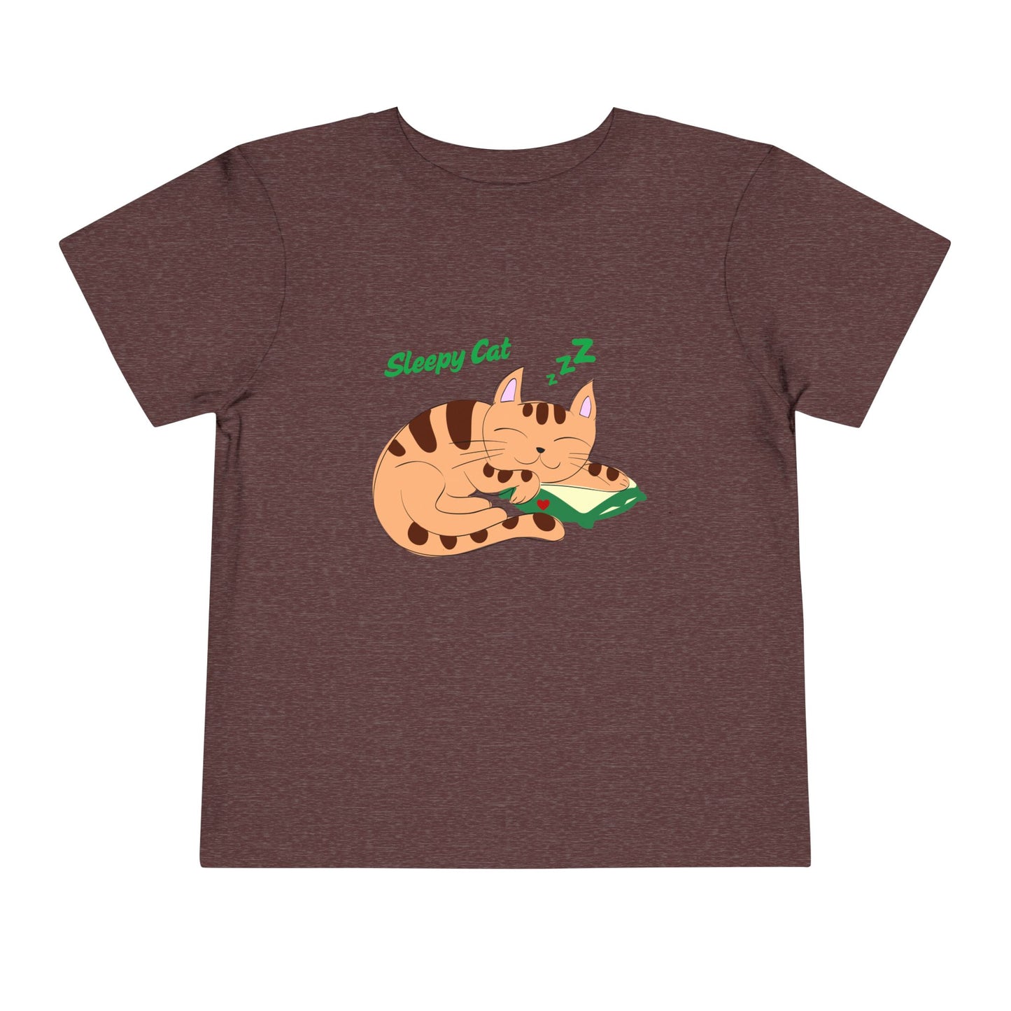 Sleepy Cat Toddler Tee, Cute Kids Shirt, Adorable Toddler Clothing, Cat Lover Gift, Baby Shower Present, Playful Everyday Wear