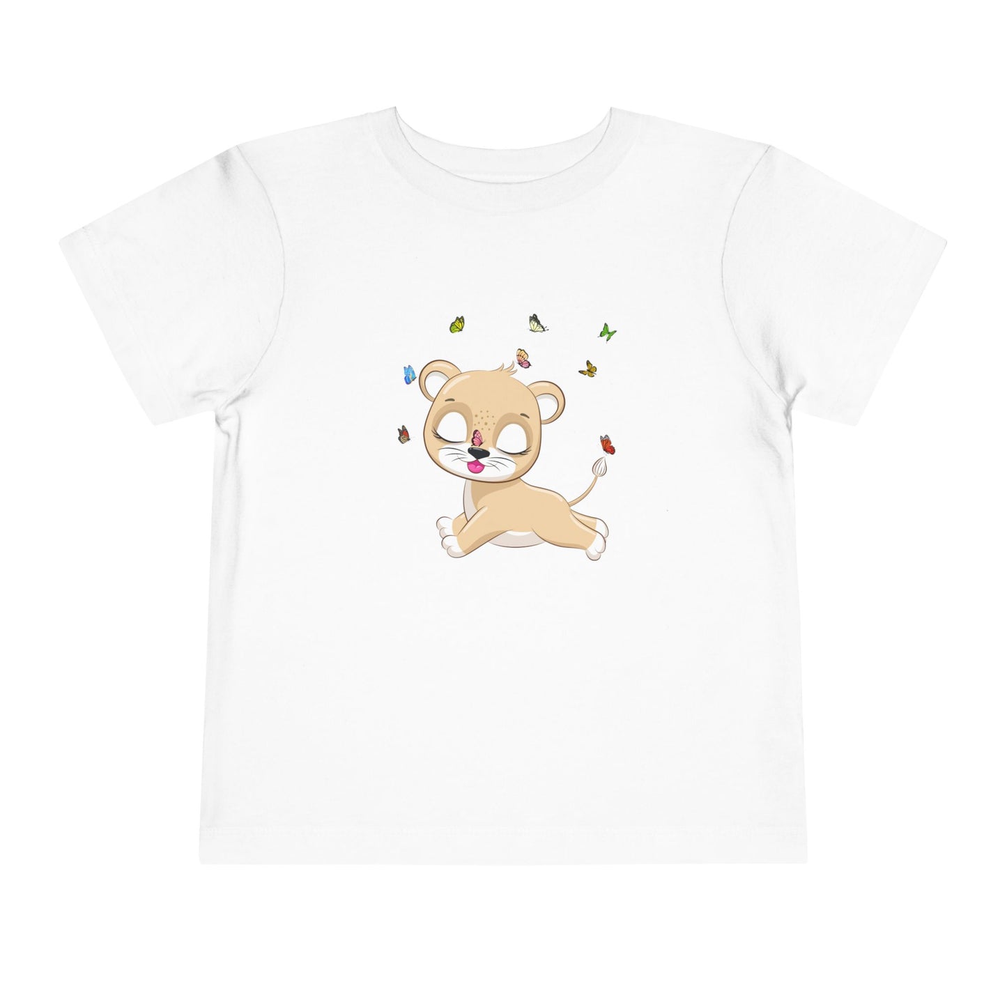 Playful Toddler Tee with Cute Lion Design, Children's Summer Shirt, Gift for Kids, Animal Lover Tee, Birthday Outfit