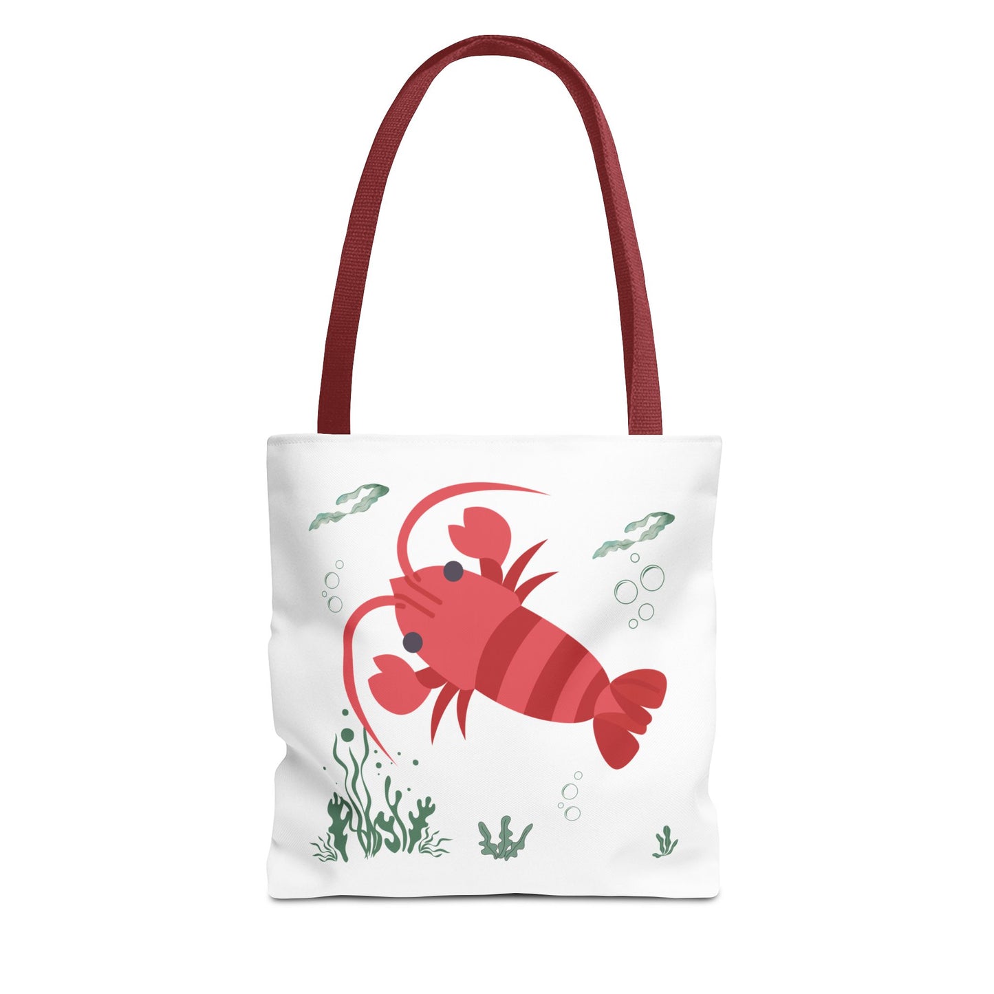 Red crayfish in an aquatic environment Tote Bag