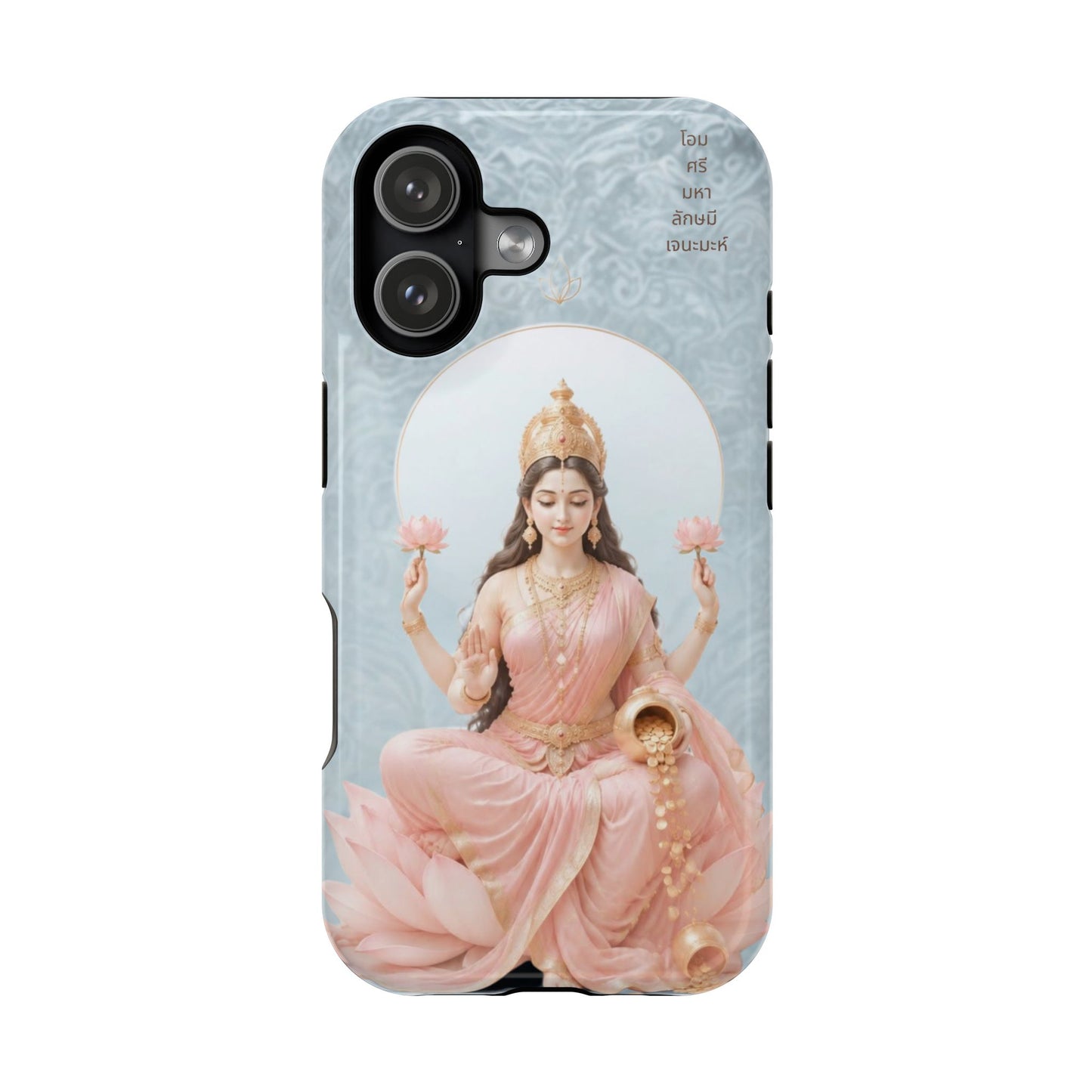 Lakshmi Goddess Phone Case — Magnetic Impact-Resistant Spiritual Protection