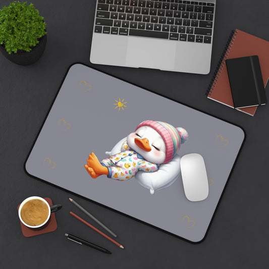 Cozy Cartoon Desk Mat for Home Office, Cute Mouse Pad, Kids Desk Accessory, Playful Desk Decor, Gift for Students
