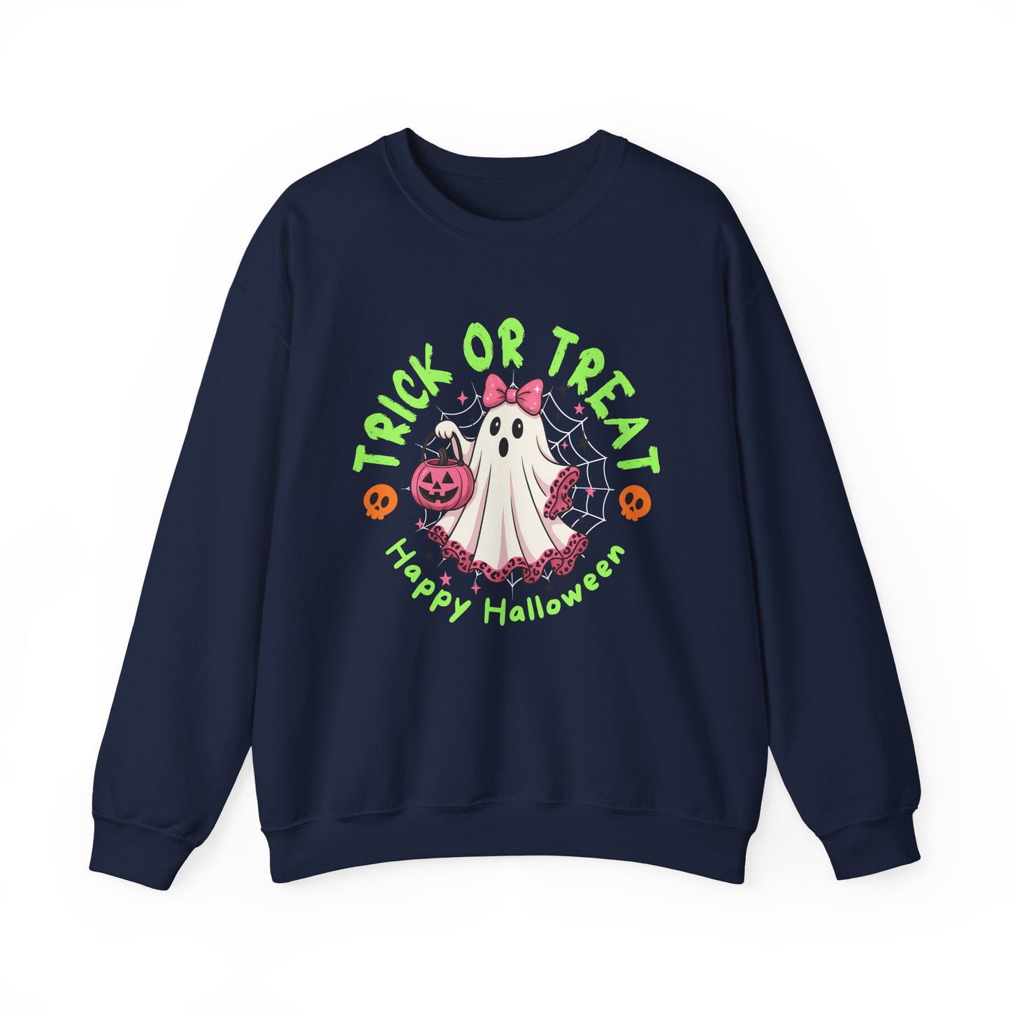 Halloween Ghost Crewneck Sweatshirt, Cozy Fall Gift, Trick or Treat Apparel, Unisex Pullover for Halloween Celebrations, Spooky Season [...]