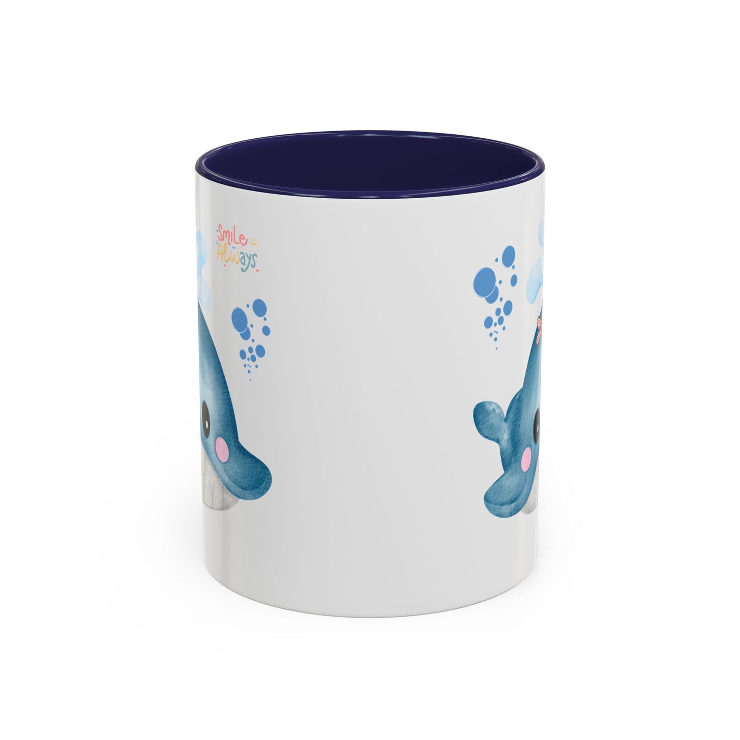 Whale with a bandage and bubble Coffee Mug
