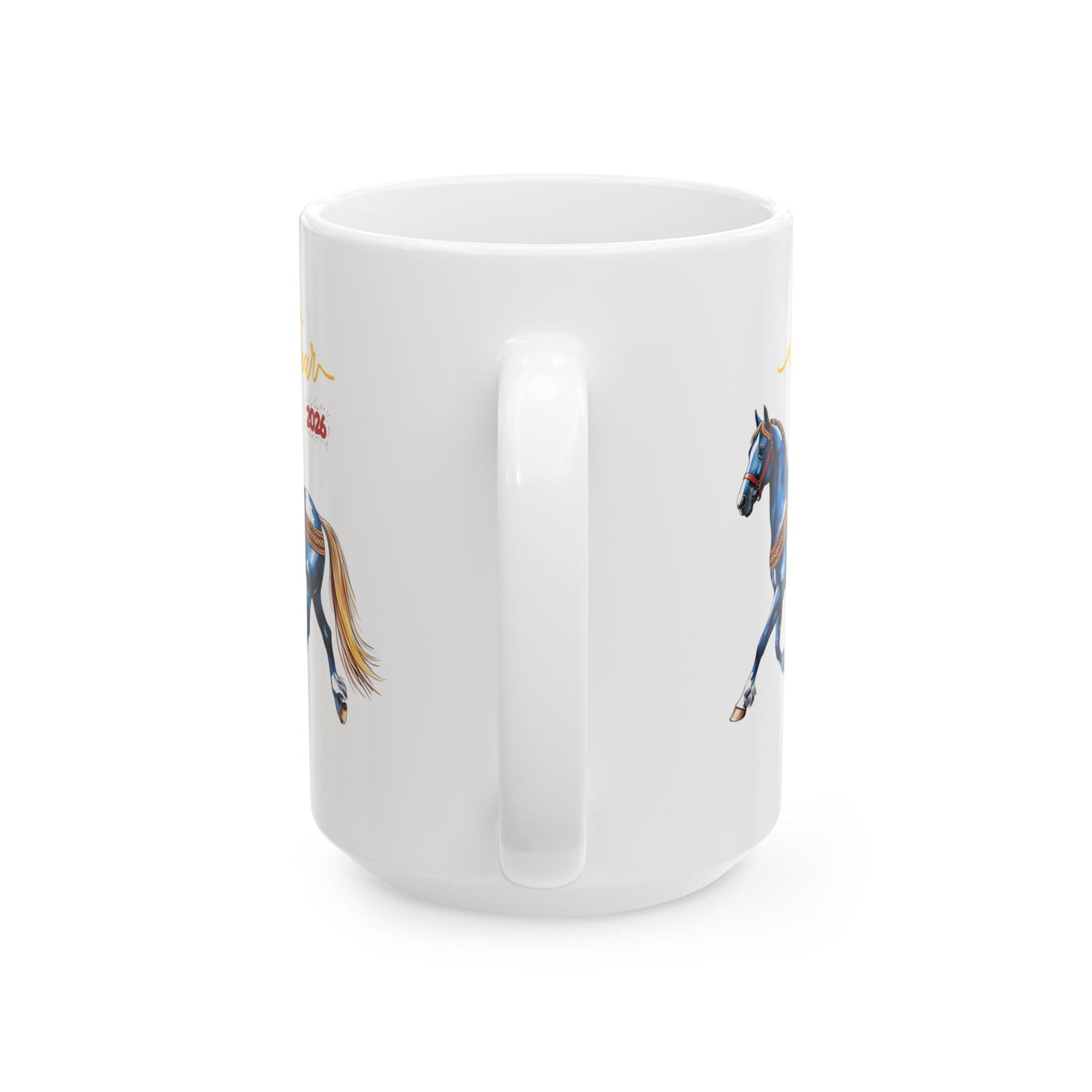 Personalized Horse Name Mug — "Azaiah" Ceramic Coffee Cup (11oz, 15oz)