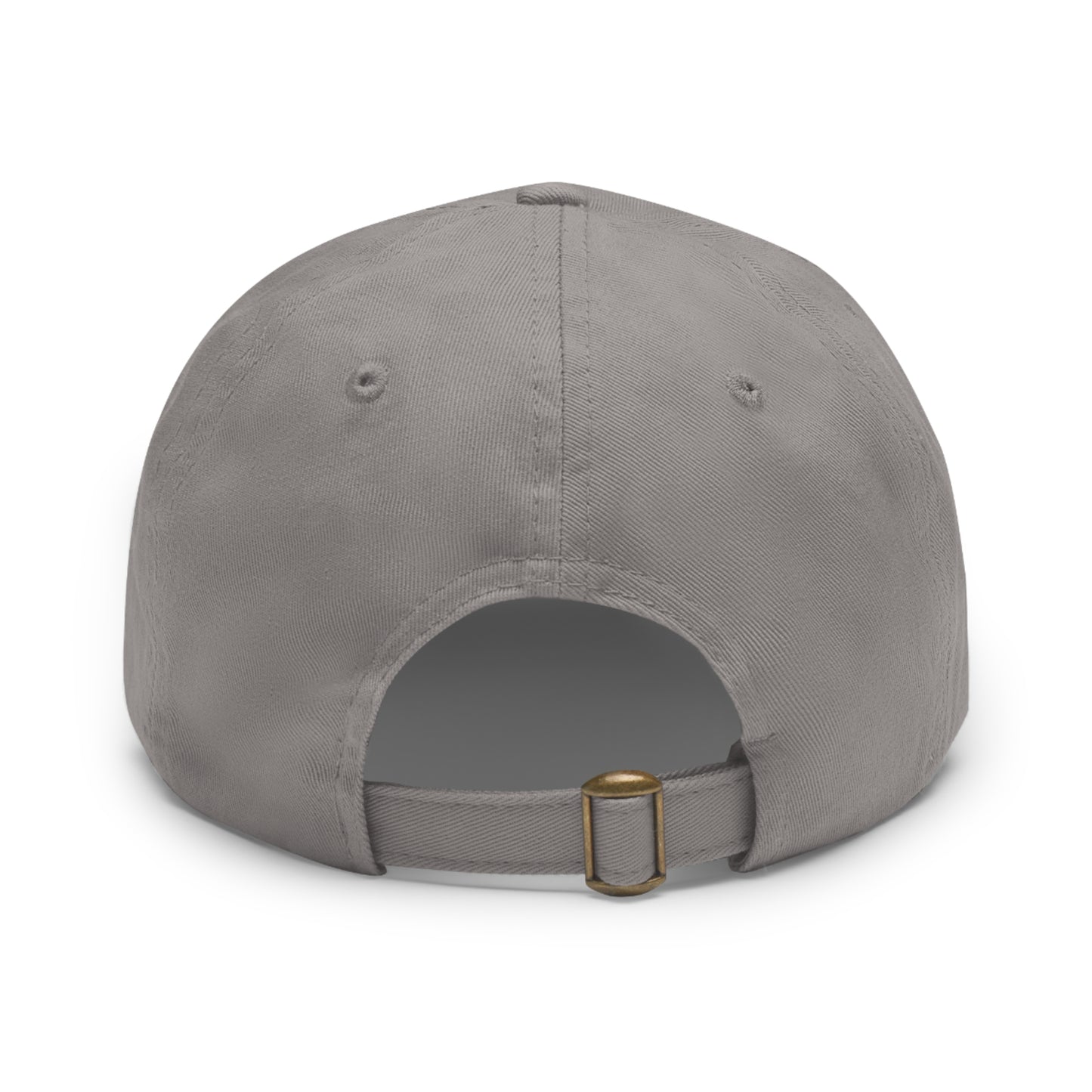 Two fish greet in underwater Dad Hat with Leather Patch (Rectangle)