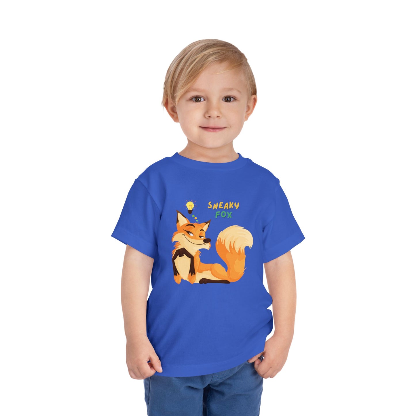 Sneaky Fox Toddler Tee, Cute Toddler Shirt, Animal Lover Gift, Kids Birthday Outfit, Nursery Decor