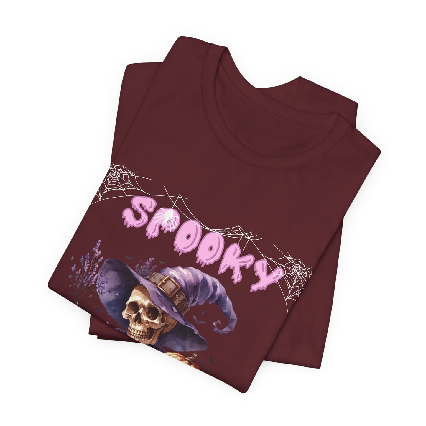 Spooky Skeleton Halloween Tee, Unisex Halloween Shirt, Trick or Treat Apparel, Fall Festivity Clothing, October Celebration Top