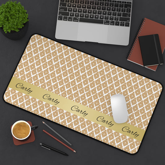 Personalized Desk Mat with Elegant Pattern, Stylish Office Decor, Custom Gift for Students, Professionals & Home Office