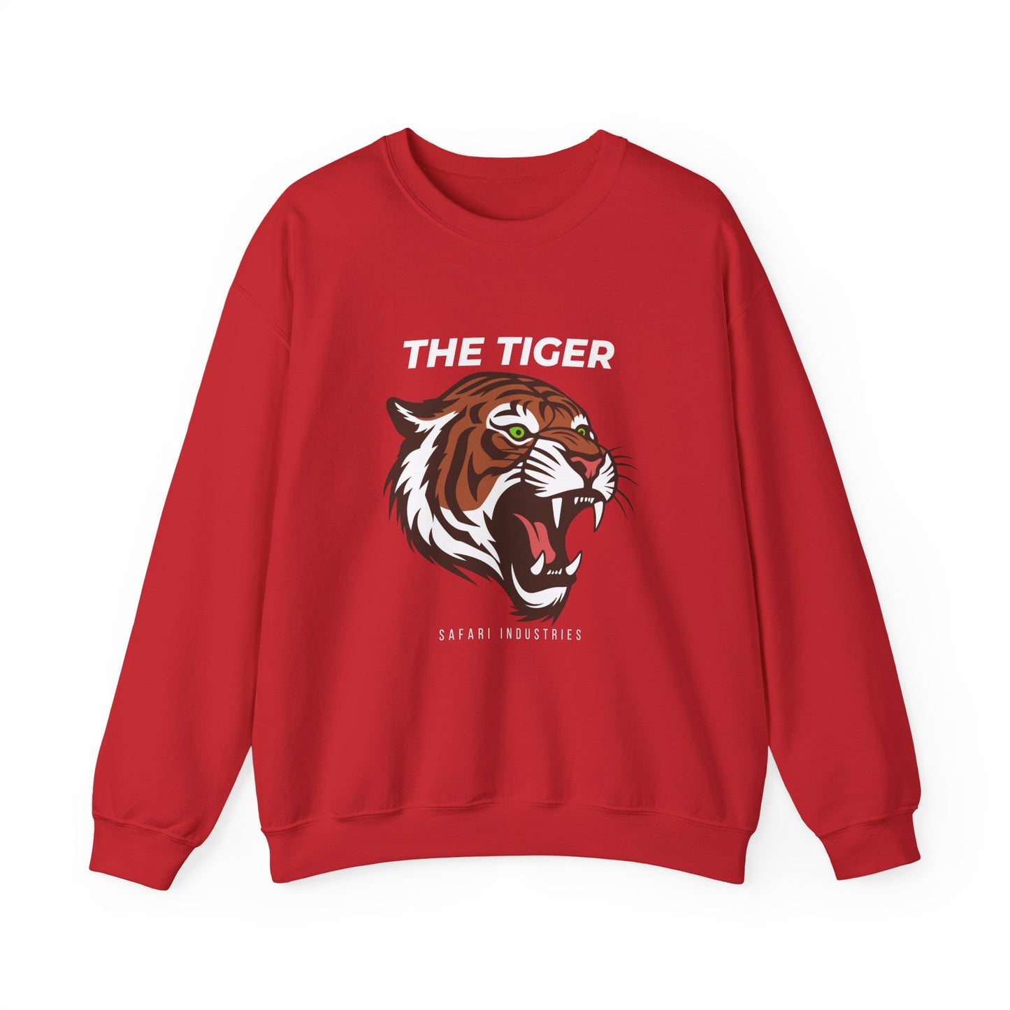 Fierce Tiger Sweatshirt - Unisex Heavy Blend™ Crewneck, Cozy Tiger Graphic, Perfect for Lounging, Gift for Nature Lovers, Casual [...]