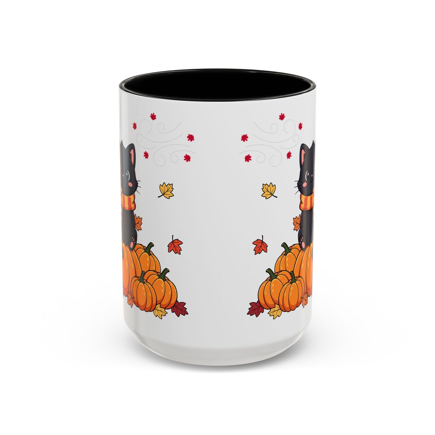 Adorable Pumpkin Cat Coffee Mug