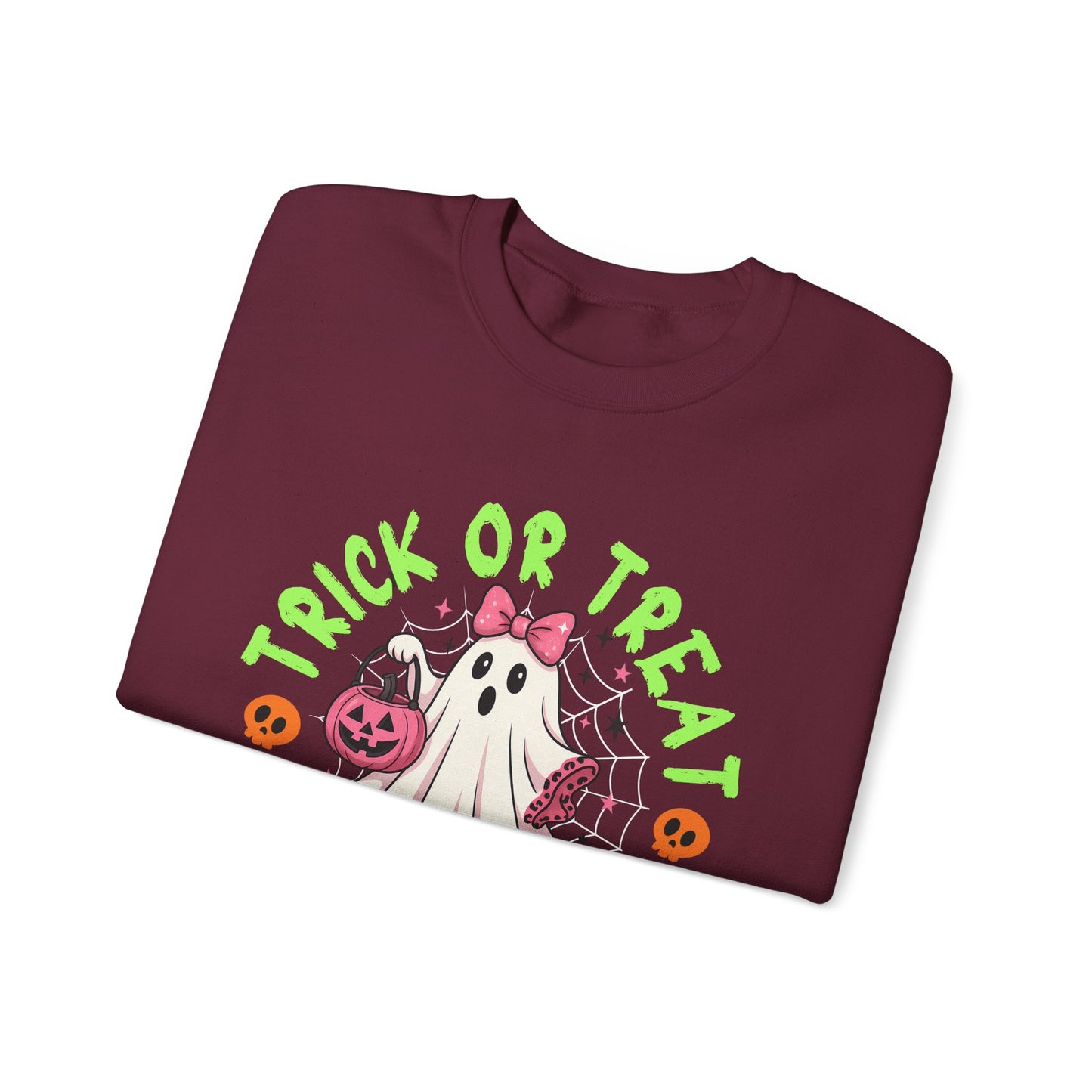 Halloween Ghost Crewneck Sweatshirt, Cozy Fall Gift, Trick or Treat Apparel, Unisex Pullover for Halloween Celebrations, Spooky Season [...]