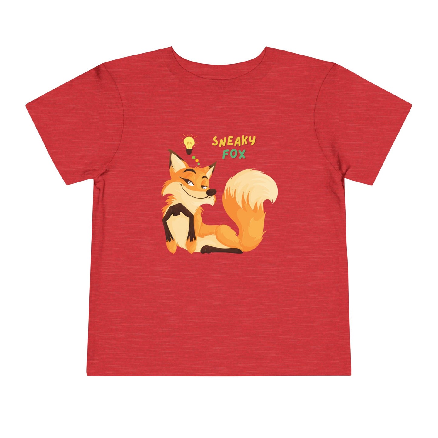 Sneaky Fox Toddler Tee, Cute Toddler Shirt, Animal Lover Gift, Kids Birthday Outfit, Nursery Decor