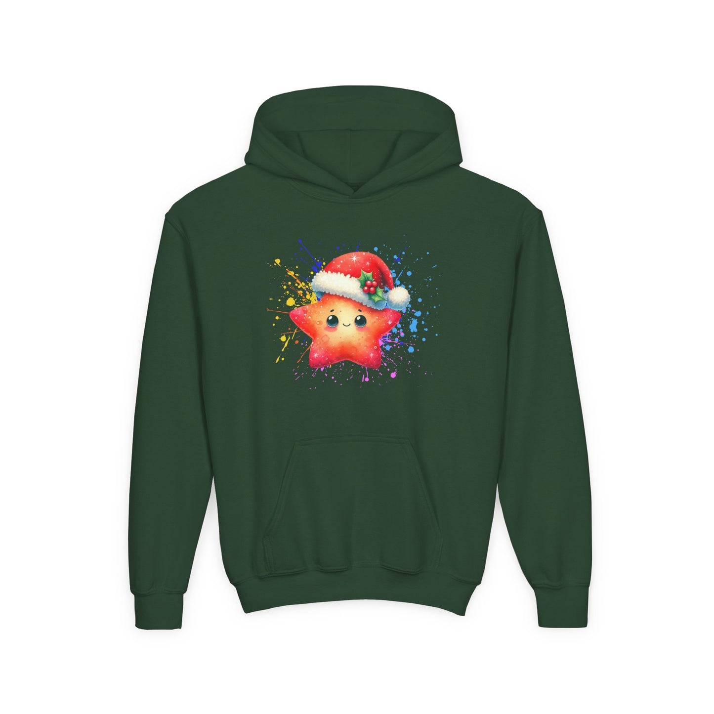 Cute Holiday Star Hoodie for Kids