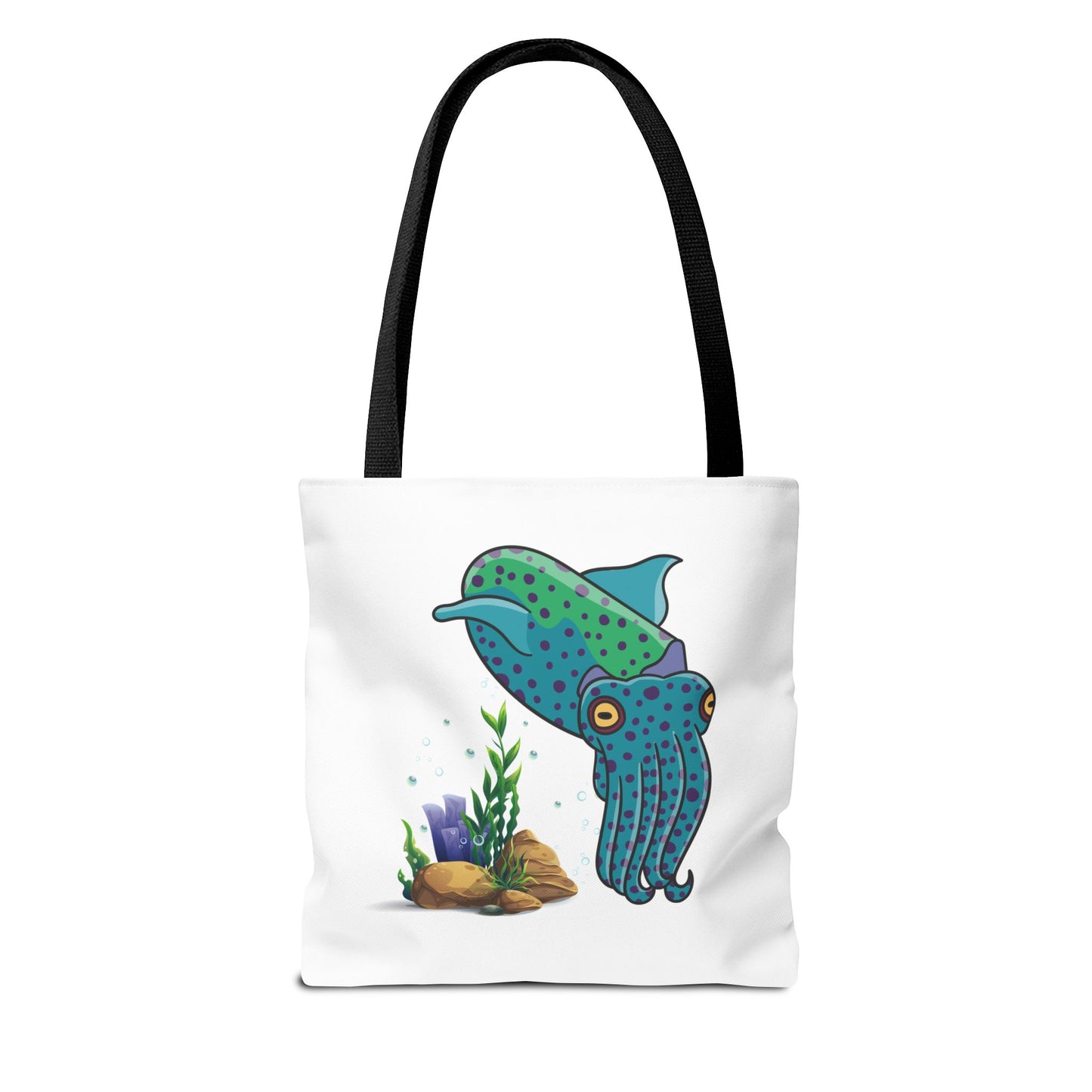 Cute with marine habitat coral and bubbles Tote Bag