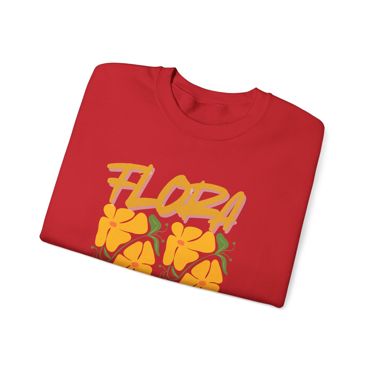 Flora Crewneck Sweatshirt, Floral Sweatshirt, Spring Fashion, Casual Wear, Gifts for Her, Unisex Floral Hoodie