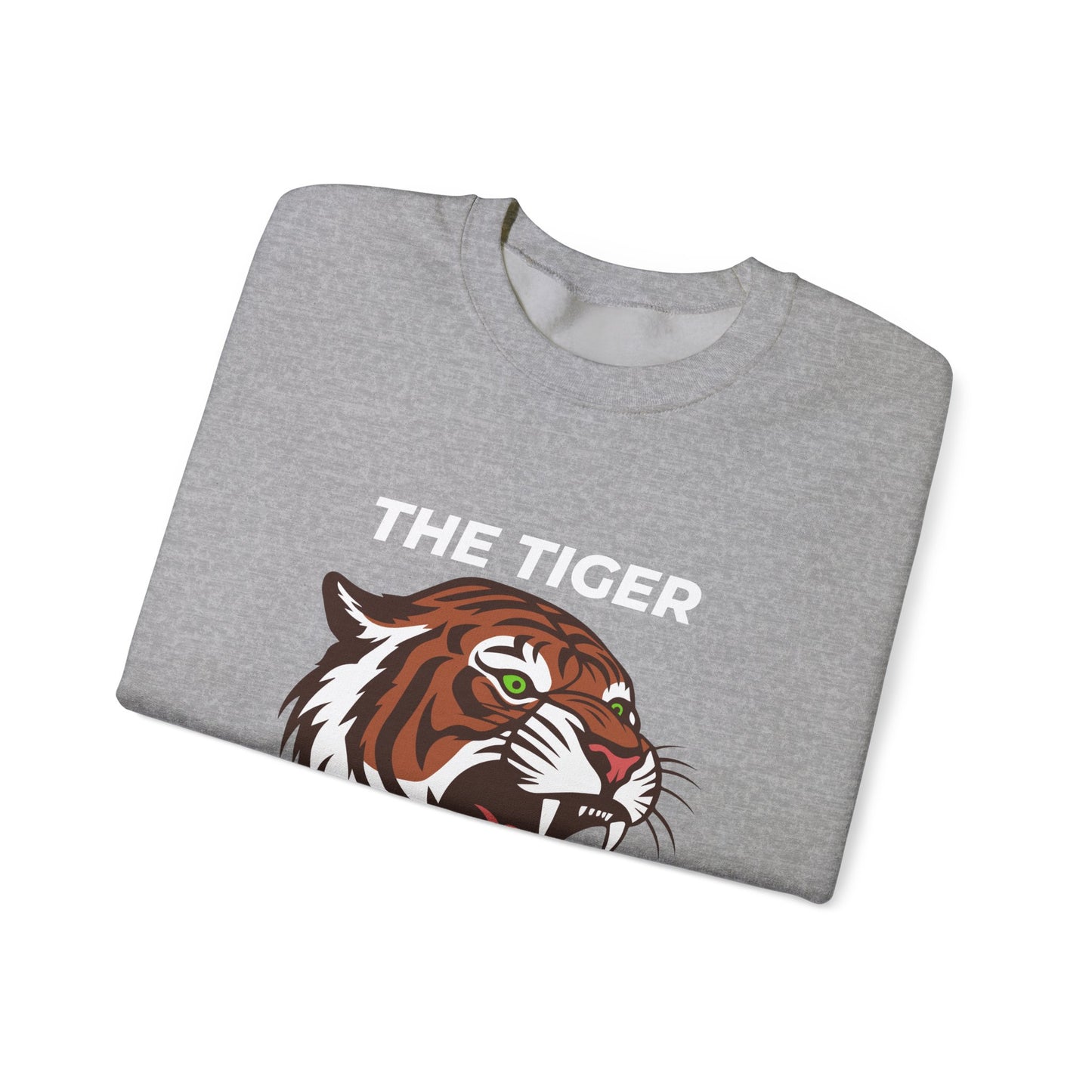 Fierce Tiger Sweatshirt - Unisex Heavy Blend™ Crewneck, Cozy Tiger Graphic, Perfect for Lounging, Gift for Nature Lovers, Casual [...]