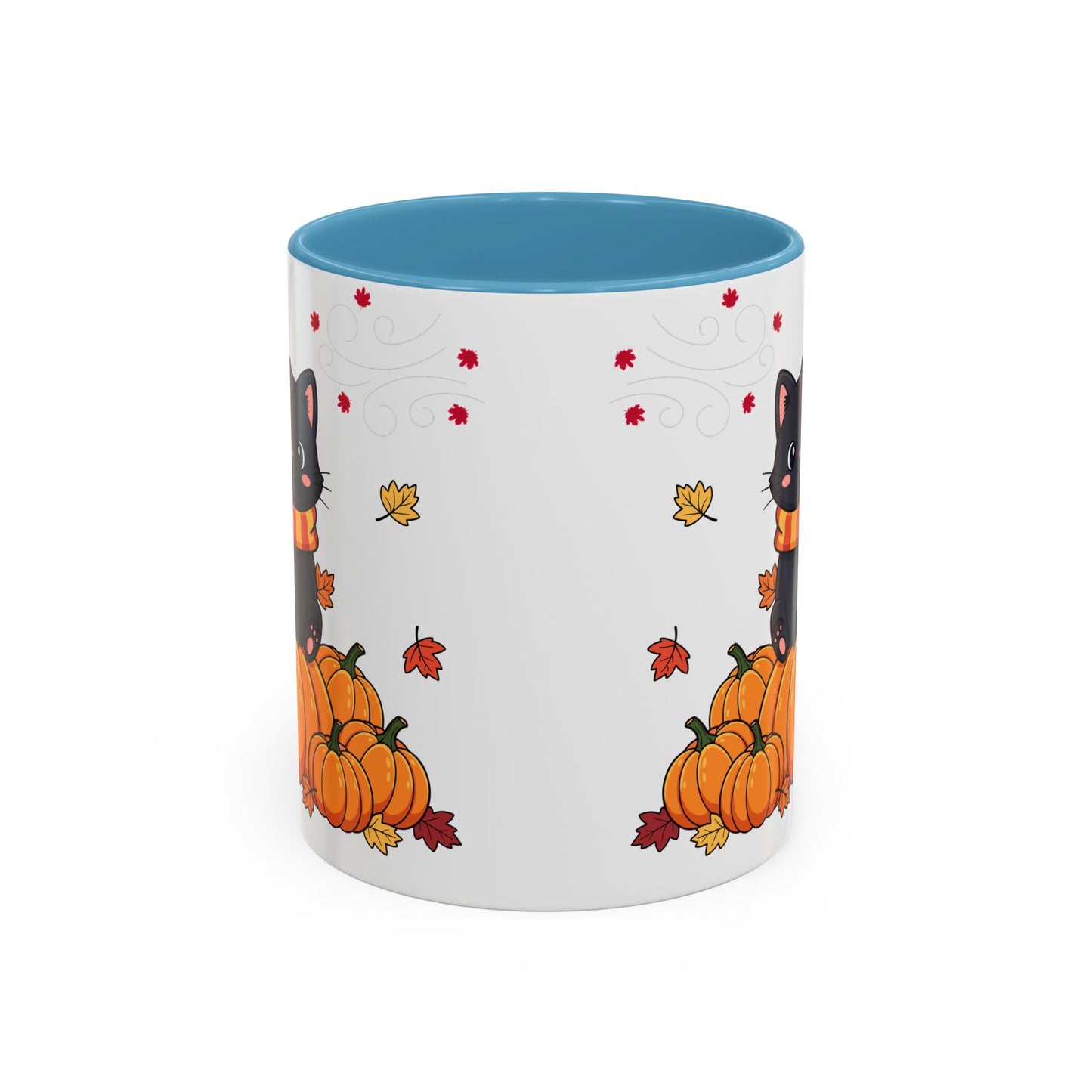 Adorable Pumpkin Cat Coffee Mug