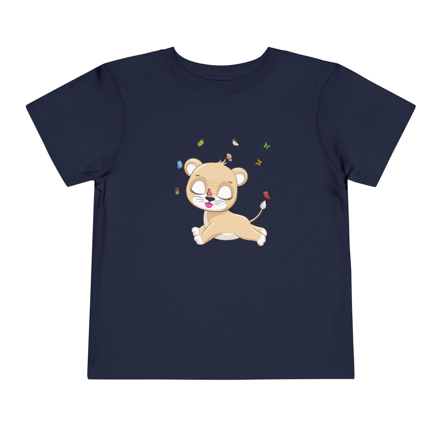 Playful Toddler Tee with Cute Lion Design, Children's Summer Shirt, Gift for Kids, Animal Lover Tee, Birthday Outfit