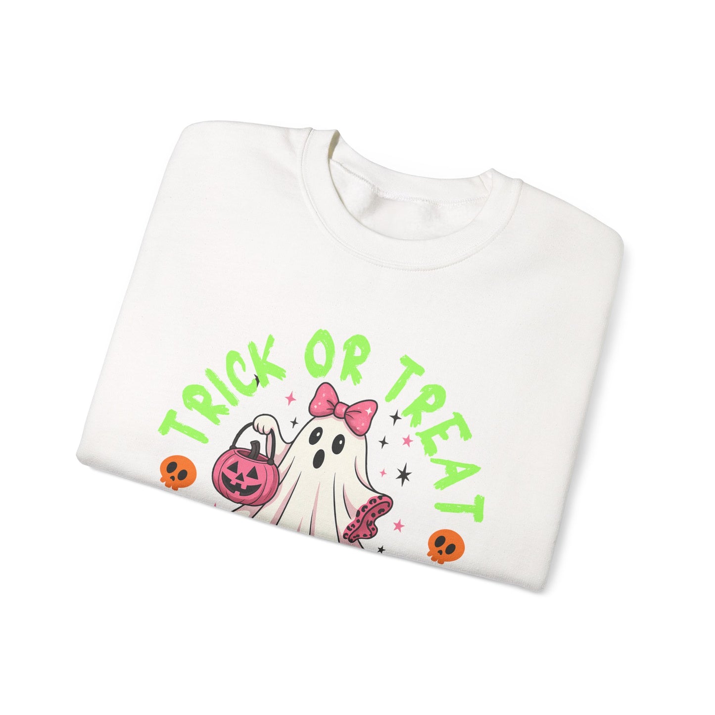 Halloween Ghost Crewneck Sweatshirt, Cozy Fall Gift, Trick or Treat Apparel, Unisex Pullover for Halloween Celebrations, Spooky Season [...]