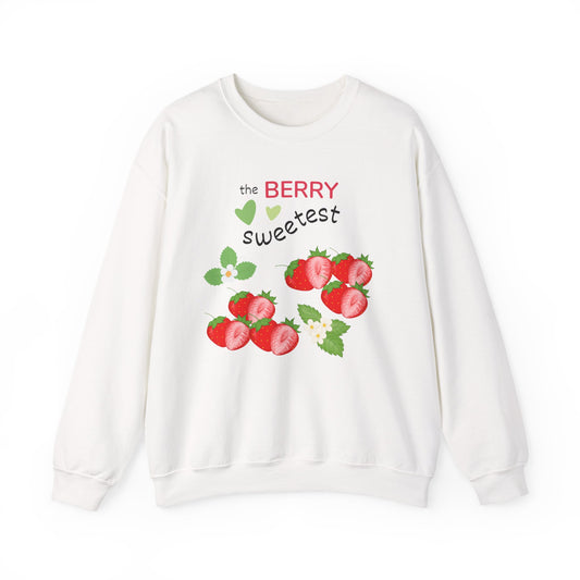 Berry Sweet Unisex Crewneck Sweatshirt - Cozy Gift, Perfect for Fall, Valentine's Day, Strawberry Lovers, Everyday Comfort
