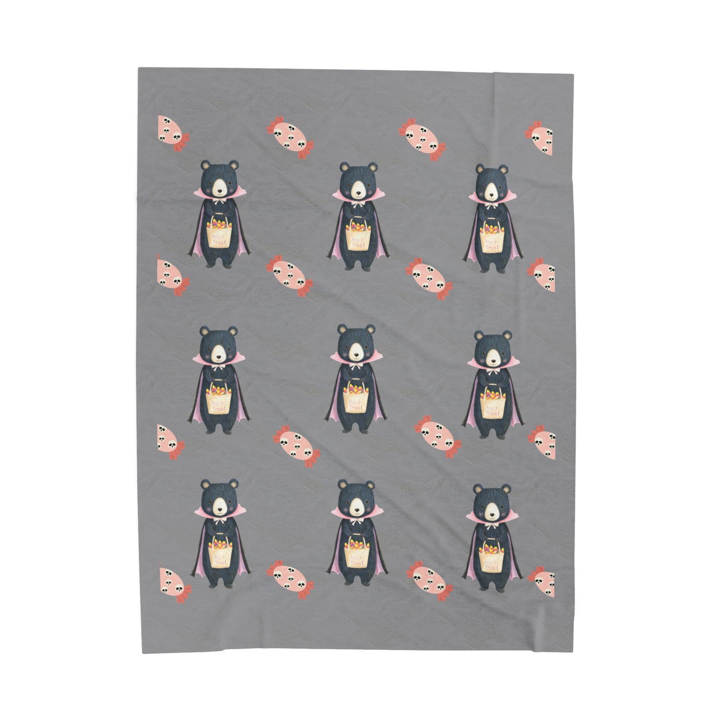Cozy Velveteen Plush Blanket Featuring Whimsical Bear Design, Perfect for Kids' Rooms, Baby Showers, Gift for Animal Lovers, Nursery [...]