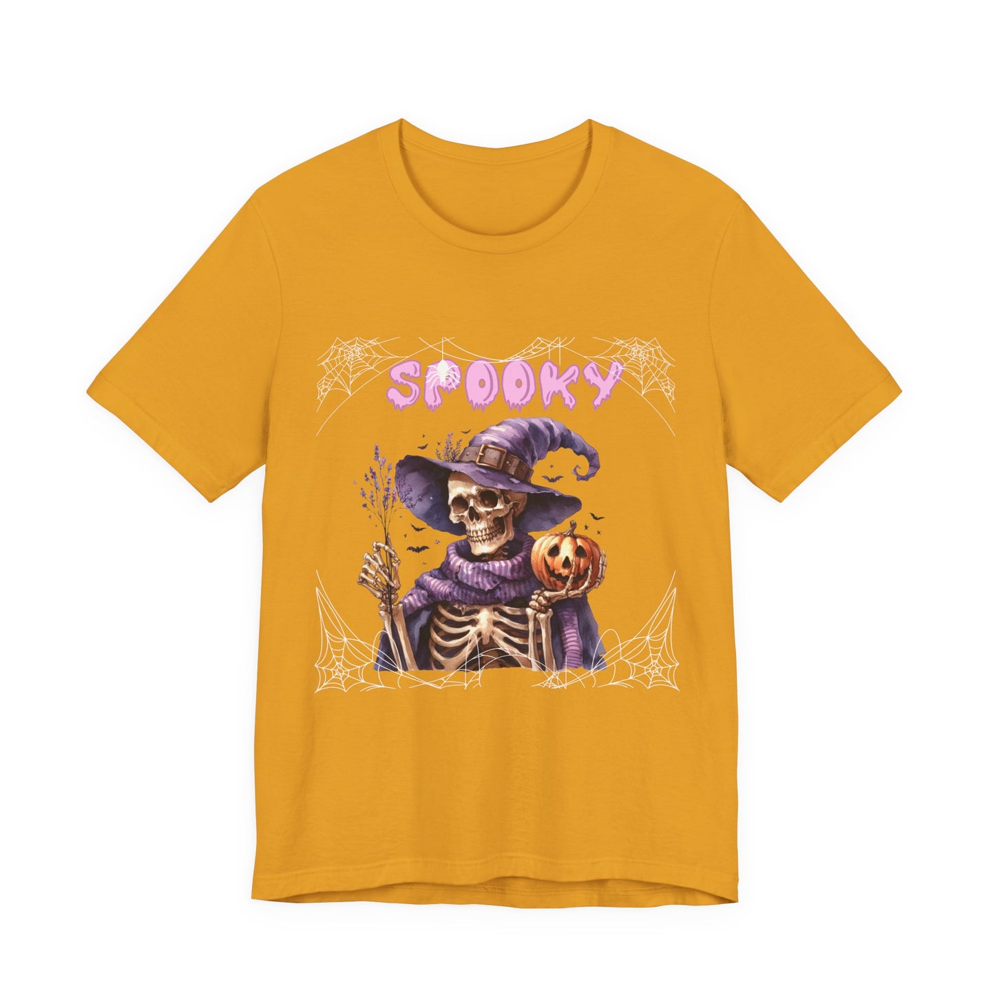Spooky Skeleton Halloween Tee, Unisex Halloween Shirt, Trick or Treat Apparel, Fall Festivity Clothing, October Celebration Top